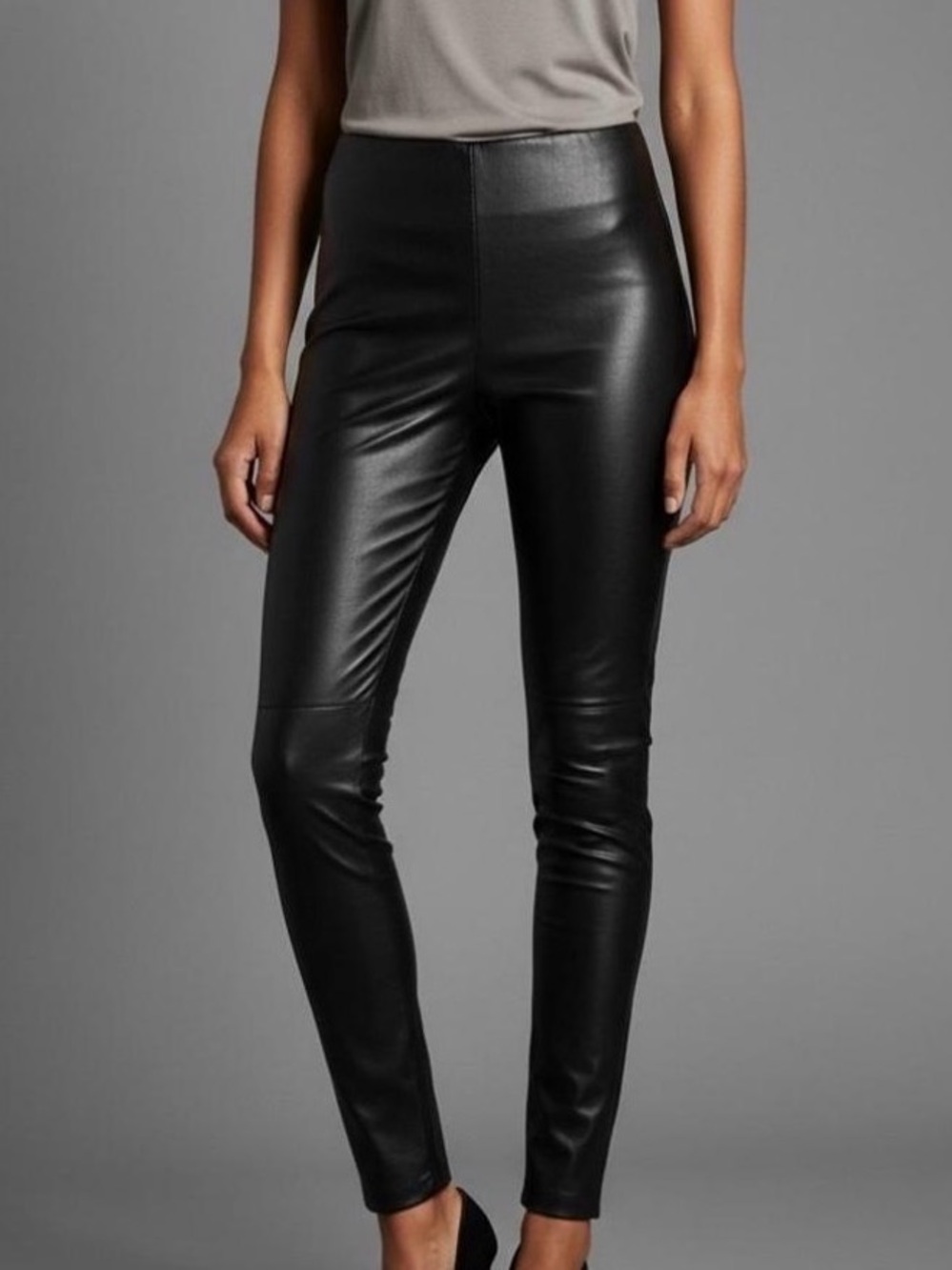Joie Black Faux Leather Leggings